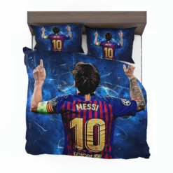 Lionel Messi  Barca European Golden Shoes Winning Player Bedding Set 1