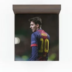 Lionel Messi Barca Footballer Player Fitted Sheet