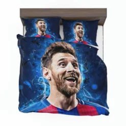 Lionel Messi  Barca Forward Soccer Player Bedding Set 1