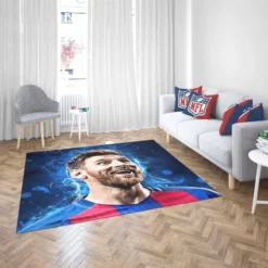 Lionel Messi  Barca Forward Soccer Player Rug 2