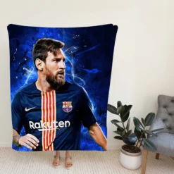 Lionel Messi  Barca Greatest Soccer Player Fleece Blanket