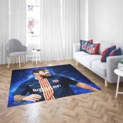 Lionel Messi  Barca Greatest Soccer Player Rug 2