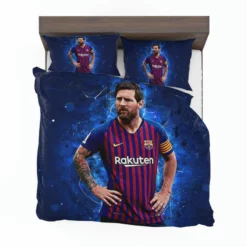 Lionel Messi  Barca La Liga Soccer Player Bedding Set 1