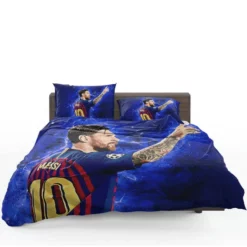 Lionel Messi  Barca Ligue 1 Football Player Bedding Set