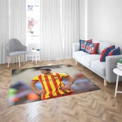 Lionel Messi Barcelona Stripe Jersey Rug 2