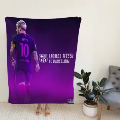 Lionel Messi Copa de la Liga Football Player Fleece Blanket