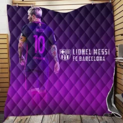 Lionel Messi Copa de la Liga Football Player Quilt Blanket