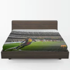 Lionel Messi Dependable Barca Sports Player Fitted Sheet 1