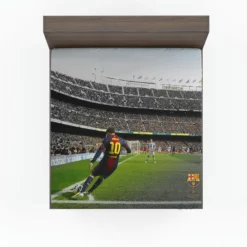 Lionel Messi Dependable Barca Sports Player Fitted Sheet