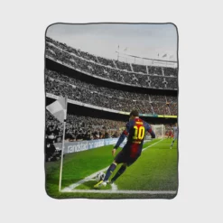 Lionel Messi Dependable Barca Sports Player Fleece Blanket 1