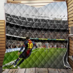 Lionel Messi Dependable Barca Sports Player Quilt Blanket
