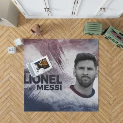 Lionel Messi Elite Sports Player Rug