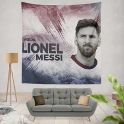 Lionel Messi Elite Sports Player Tapestry