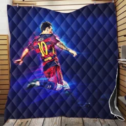 Lionel Messi Ethical Football Player Quilt Blanket
