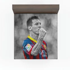 Lionel Messi European Cup Football Player Fitted Sheet
