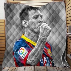 Lionel Messi European Cup Football Player Quilt Blanket