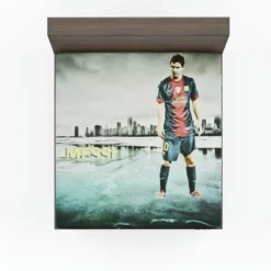 Lionel Messi Extraordinary Soccer Player Fitted Sheet