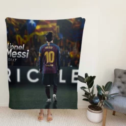 Lionel Messi Footballer Player GOAT Fleece Blanket