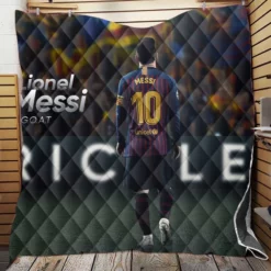 Lionel Messi Footballer Player GOAT Quilt Blanket