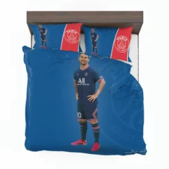 Lionel Messi French Cup Footballer Bedding Set 1