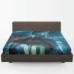 Lionel Messi Humble Football Player Fitted Sheet 1