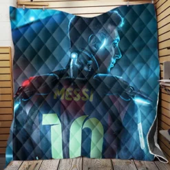 Lionel Messi Humble Football Player Quilt Blanket