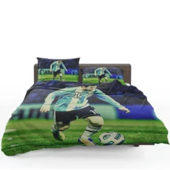 Lionel Messi Inspiring Argentina Sports Player Bedding Set