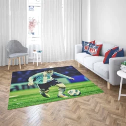 Lionel Messi Inspiring Argentina Sports Player Rug 2