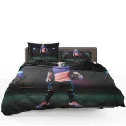 Lionel Messi Intimidating Footballer Player Bedding Set