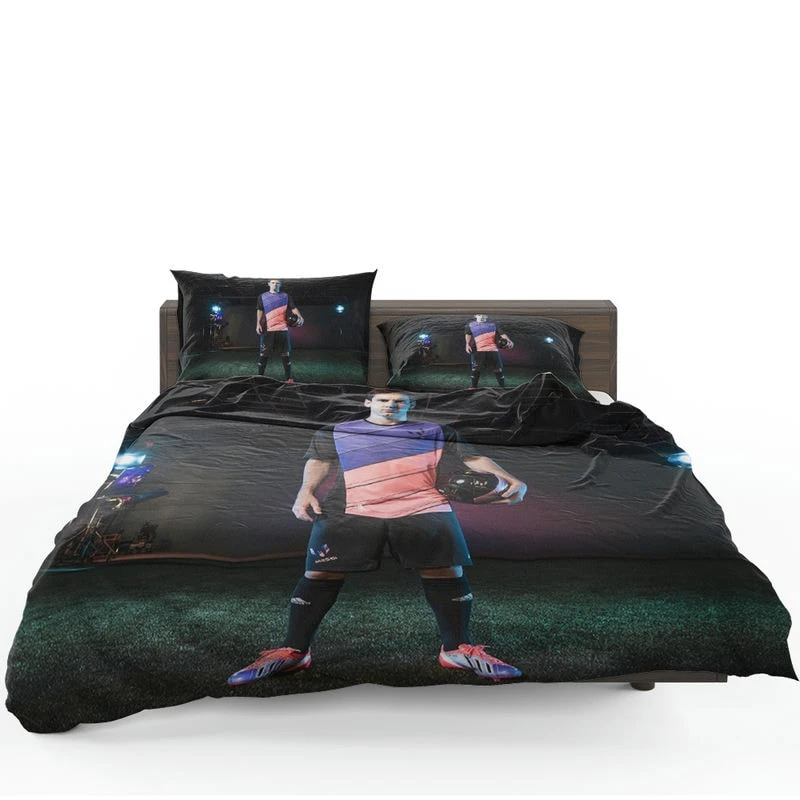 Lionel Messi Intimidating Footballer Player Bedding Set