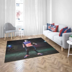 Lionel Messi Intimidating Footballer Player Rug 2