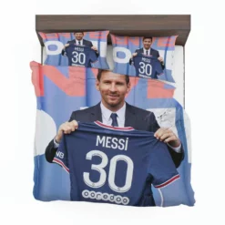 Lionel Messi Ligue 1 Soccer Player Bedding Set 1