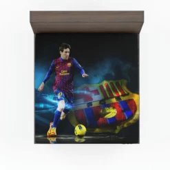 Lionel Messi Mature sports Player Fitted Sheet