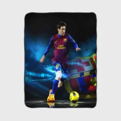 Lionel Messi Mature sports Player Fleece Blanket 1