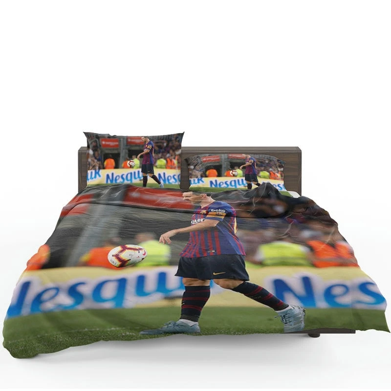 Lionel Messi Mercurial Barca Soccer Player Bedding Set