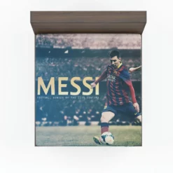 Lionel Messi Mighty Footballer Player Fitted Sheet