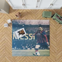 Lionel Messi Mighty Footballer Player Rug