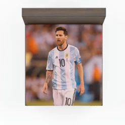 Lionel Messi Most Goals in La Liga Fitted Sheet