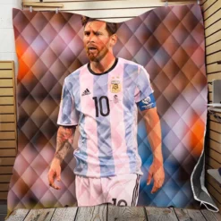 Lionel Messi Most Goals in La Liga Quilt Blanket