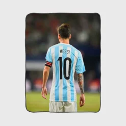 Lionel Messi Outstanding Sports Player Fleece Blanket 1