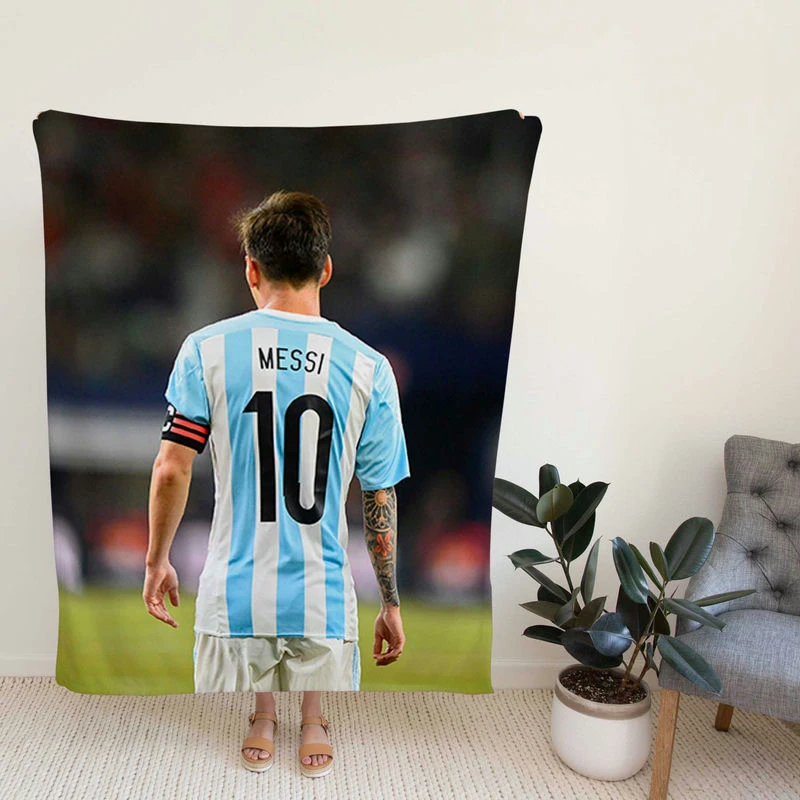 Lionel Messi Outstanding Sports Player Fleece Blanket