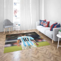 Lionel Messi Outstanding Sports Player Rug 2