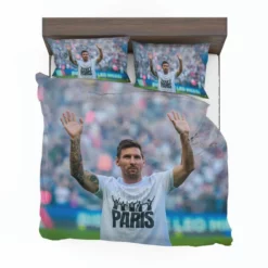 Lionel Messi PSG Football Player Bedding Set 1