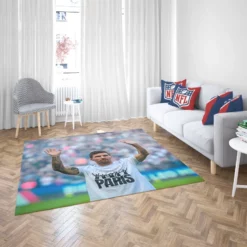 Lionel Messi PSG Football Player Rug 2