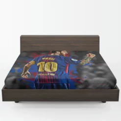 Lionel Messi Pro Soccer Player Fitted Sheet 1