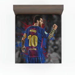 Lionel Messi Pro Soccer Player Fitted Sheet