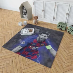 Lionel Messi Soccer Player Rug 1