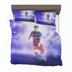 Lionel Messi Spirited Soccer Player Bedding Set 1