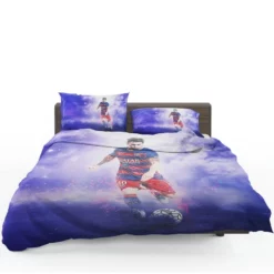 Lionel Messi Spirited Soccer Player Bedding Set