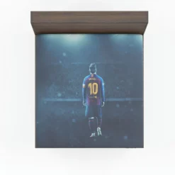 Lionel Messi Sports Player Fitted Sheet